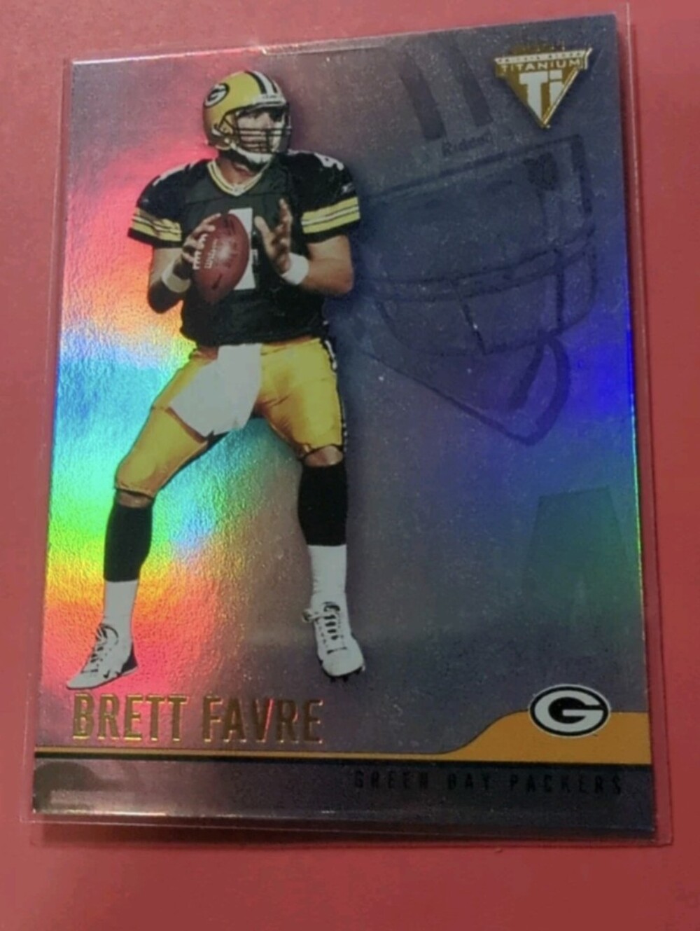 2001 PACIFIC PRIVATE STOCK TITANIUM BRETT FAVRE 49 MINT GREEN BAY PACKERS N Mint